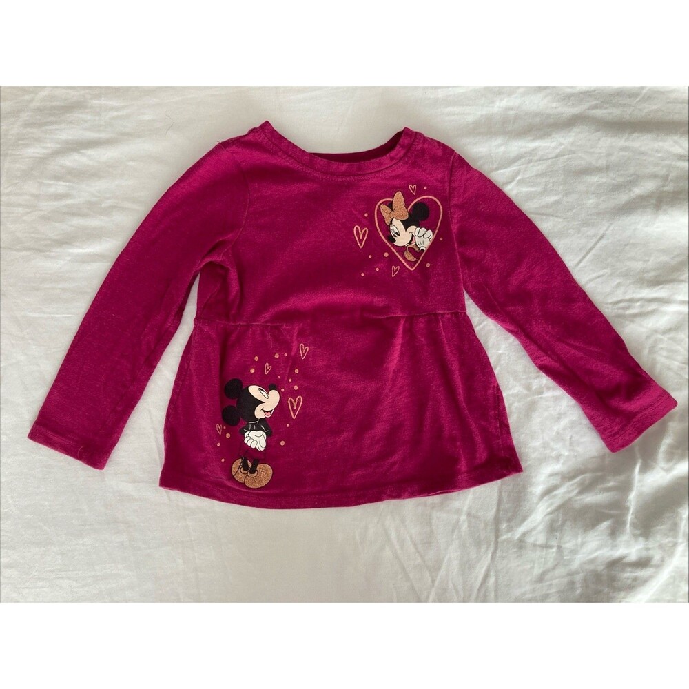 2T Jumping Beans baby girl clothes - one piece long sleeve top | Disney theme